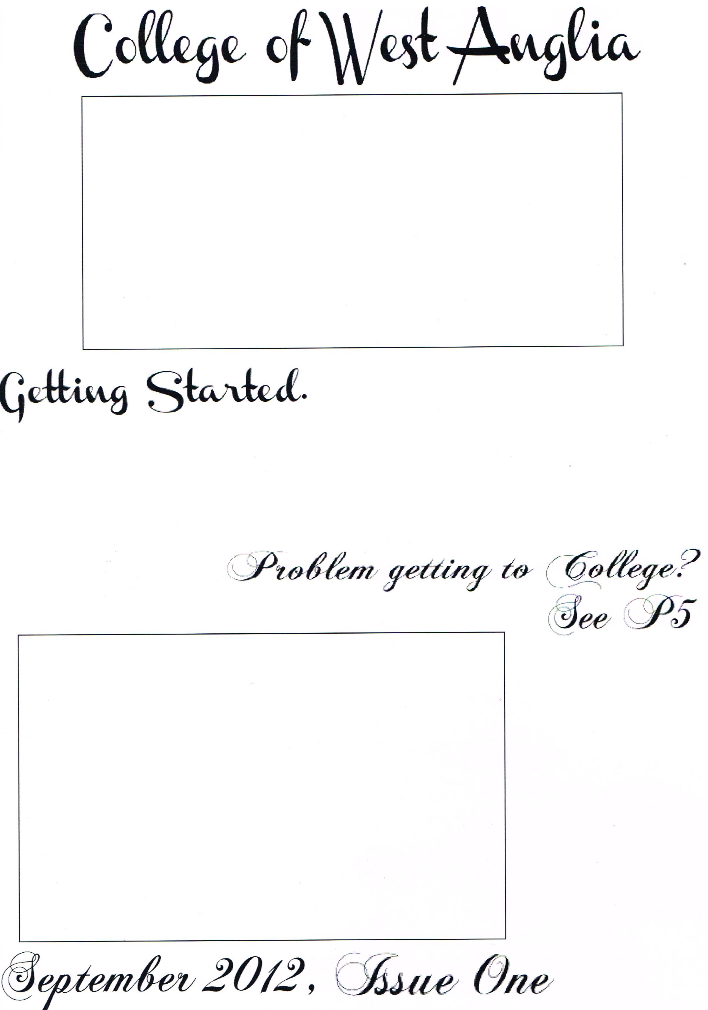Title Page Fonts